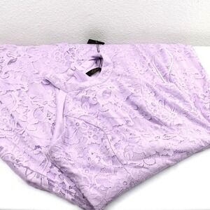Dressystar Women Halter Lace Hi-Lo Dress‎ New Size Medium Color Lavender
